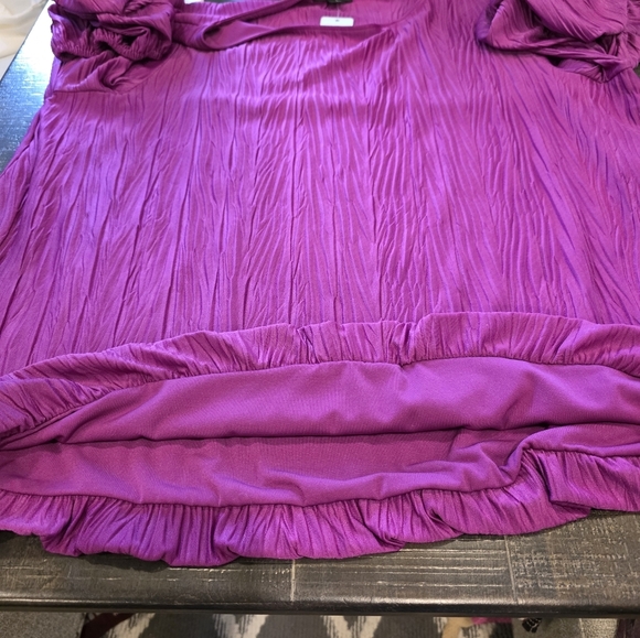 Alfani Vibrant Purple Women's Blouse - Picture 7 of 10